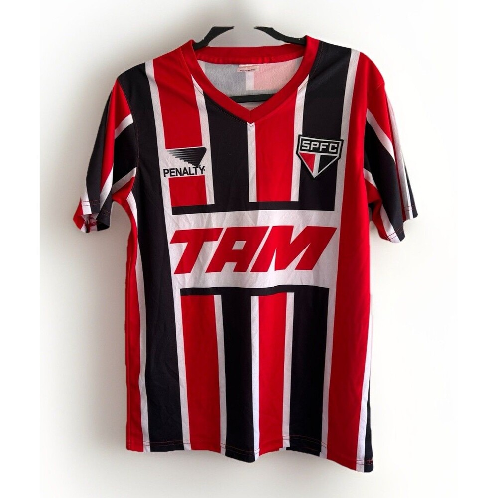 Vintage PENALTY São Paulo FC 1993 Away Shirt Goalkeeper Jersey Size MED Brazil